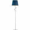 Lampa podłogowa FOGO GOLD stal morska