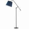 Lampa podłogowa FOYA czarna morska