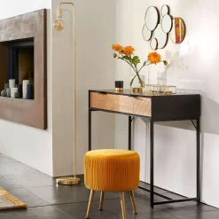 Lampa podłogowa Keli złota