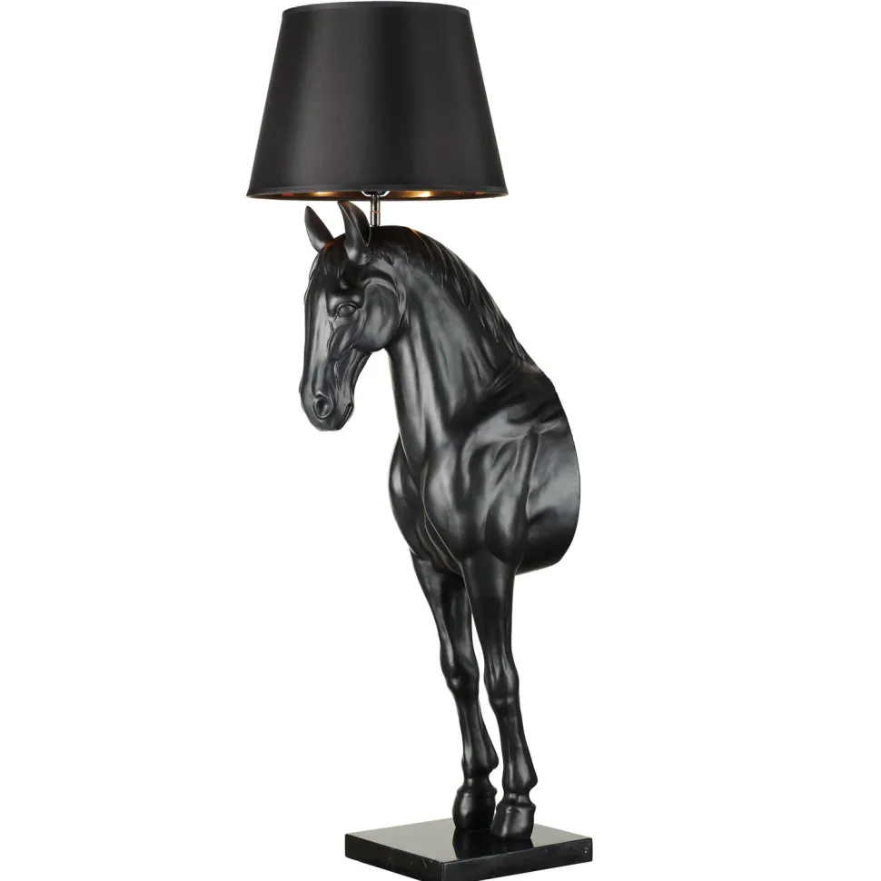 Lampa podłogowa KOŃ S czarna