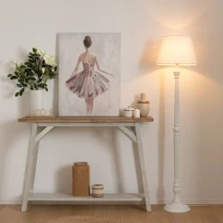 Lampa podłogowa Leo 156 cm biała