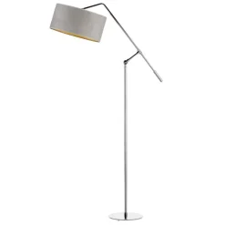Lampa podłogowa LIBERIA GOLD srebrna szara