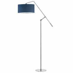 Lampa podłogowa LIBERIA srebrna morska