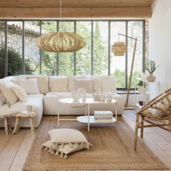 Lampa podłogowa Liby bambus