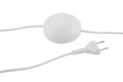 Lampa podłogowa MIAMI abażur brązowy stelaż mahoniowy