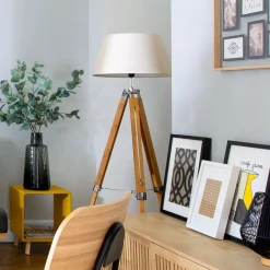 Lampa podłogowa Runo naturalna