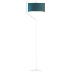 Lampa podłogowa TESALLIA biała zieleń