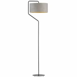 Lampa podłogowa TESALLIA GOLD czarna sza