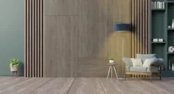 Lampa podłogowa TESALLIA srebrna szara