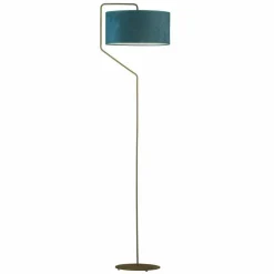 Lampa podłogowa TESALLIA złoto zieleń