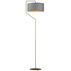 Lampa podłogowa TESALLIA złoto szara