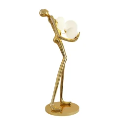 Lampa podłogowa WOMAN GOLD złoty połysk  180 cm