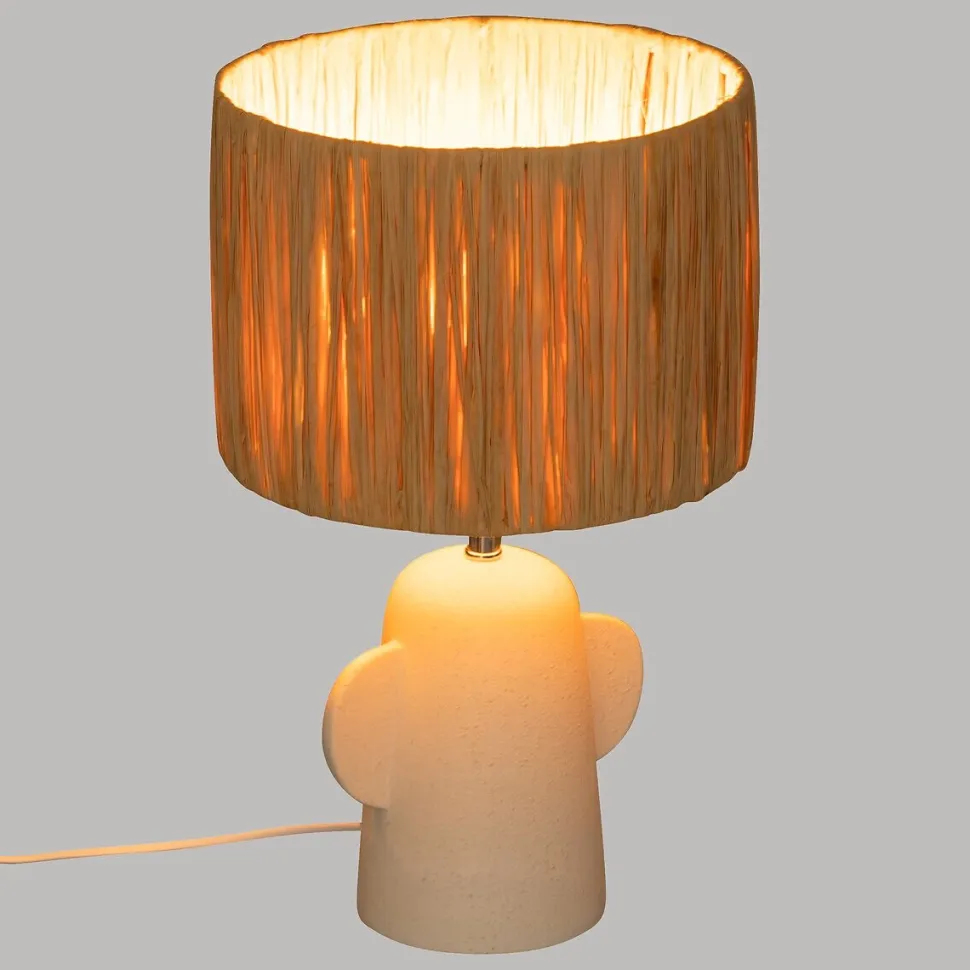 Lampa Raia 38 cm biała