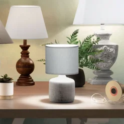 Lampa Salta ceramiczna szara