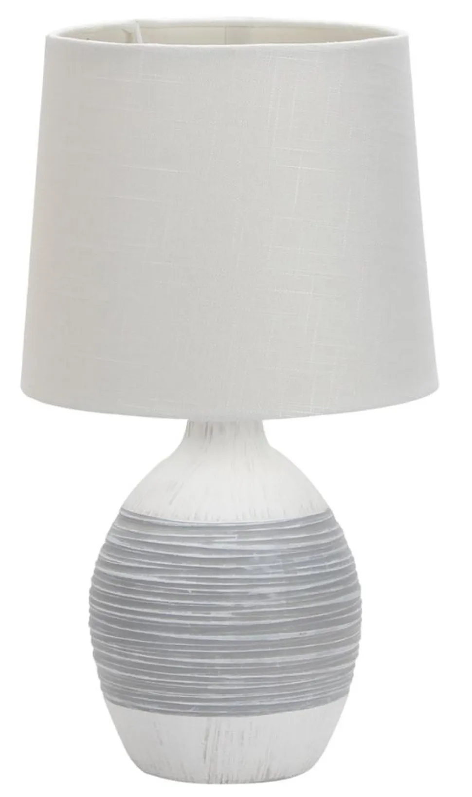 Lampa stołowa Ambon lampa gabinetowa 1x40W E14 szary