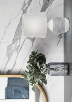 Lampa stołowa Ambon lampa gabinetowa  1x40W E14 szary