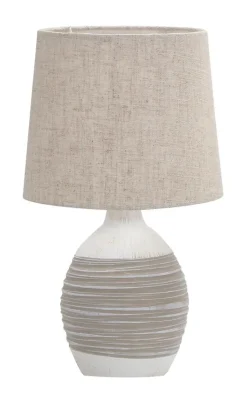 Lampa stołowa Ambon lampa gabinetowa 1x40W E14 beżowy