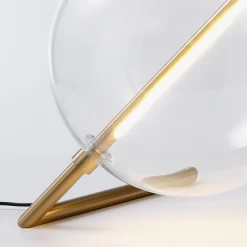 Lampa stołowa AMORE LED złota 25 cm