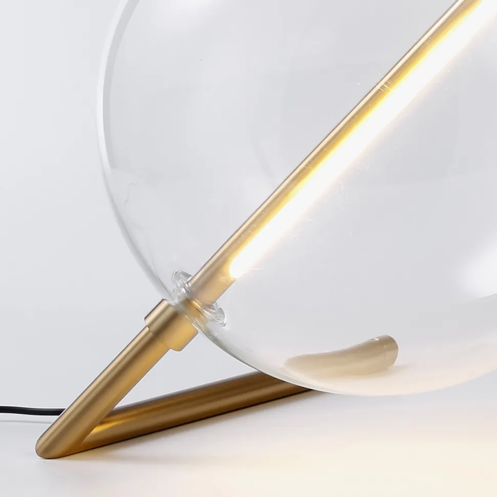 Lampa stołowa AMORE LED złota 25 cm