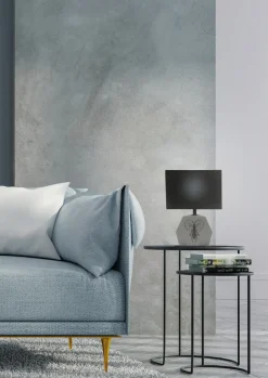 Lampa stołowa Animi lampa gabinetowa  1x40W E14 jasny szary