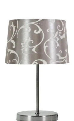 Lampa stołowa Arosa lampka 1x40W E14 szary