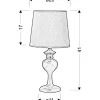 Lampa stołowa Berkane lampka 1x40W E14  zielona