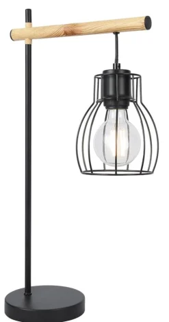 Lampa stołowa Bernita lampa gabinetowa  1x60W E27czarny