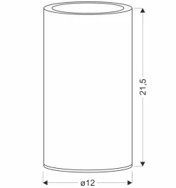 Lampa stołowa BRILLO H-21,5cm bezbarwny  2W LED USB 3000, 4000, 6000K TOUCH ME