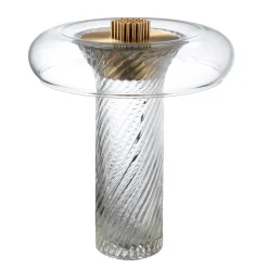 Lampa stołowa CLARO LED transparentna 35 cm