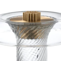 Lampa stołowa CLARO LED transparentna 35  cm