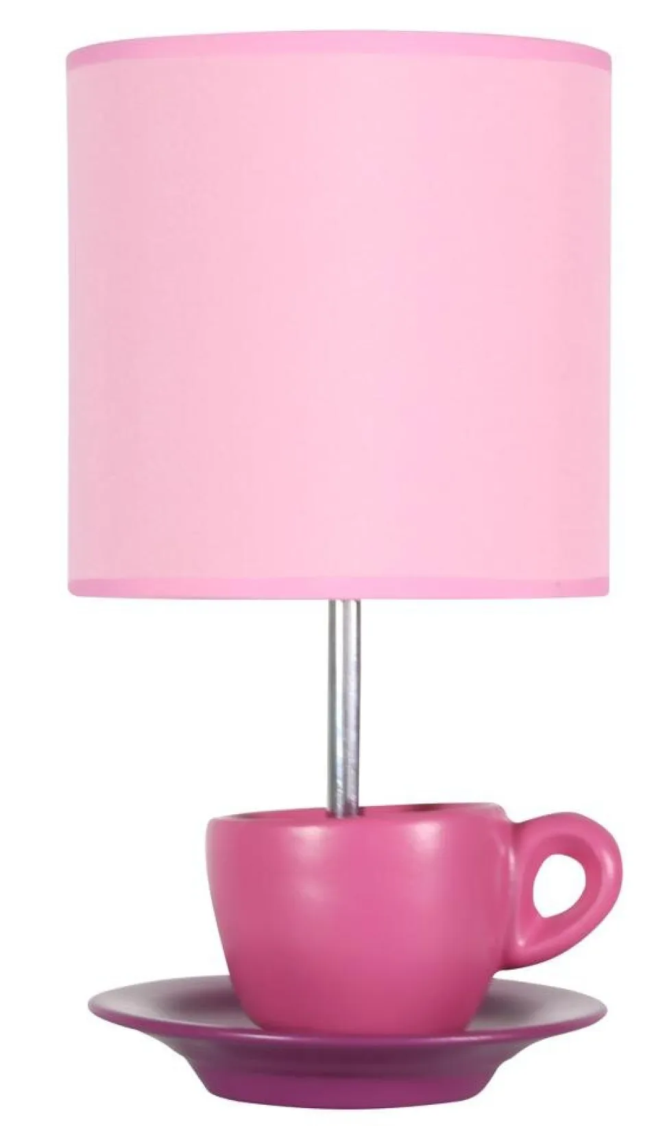 Lampa stołowa Cynka 1x60W E27 różowy