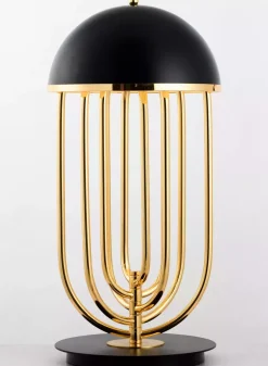 Lampa stołowa DOLCE VITA czarno - złota