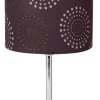 Lampa stołowa Emily 1x40W E14 brązowa