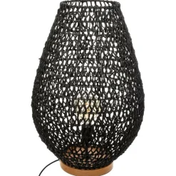Lampa stołowa Etel 55cm czarna