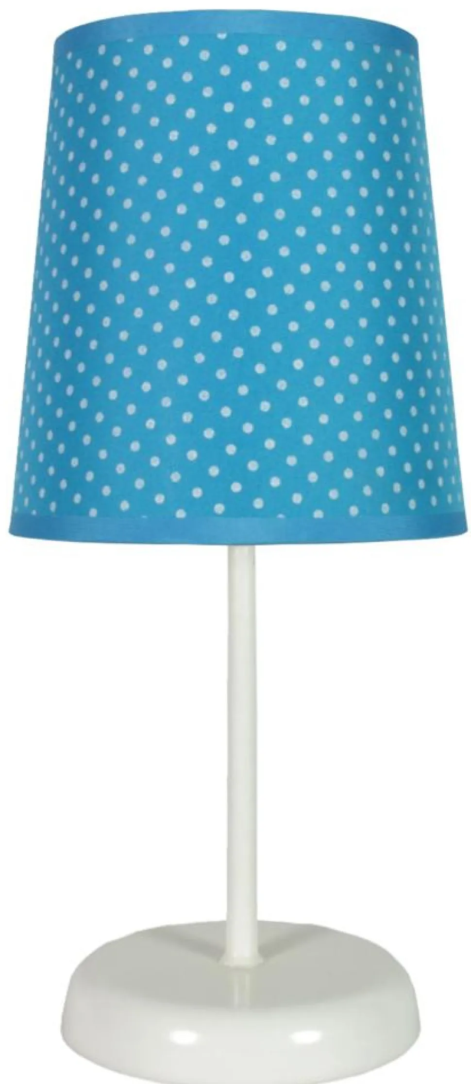 Lampa stołowa Gala lampka 1x40W E14 niebieska w kropki