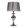 Lampa stołowa Gillenia 40cm 1x60W E27  srebrna