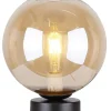 Lampa stołowa GLOBE 1x60W E27  bursztynowy