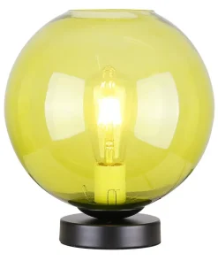 Lampa stołowa GLOBE 1x60W E27 zielony