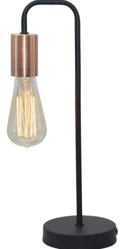Lampa stołowa Herpe 1x60W E27 czarny