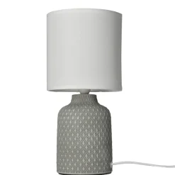 Lampa stołowa Iner lampa gabinetowa  1x40W E14 szary