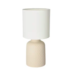 Lampa stołowa Iner lampa gabinetowa  1x40W E14 beżowy