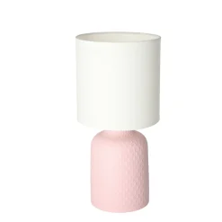 Lampa stołowa Iner lampa gabinetowa  1x40W E14 różowy