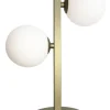Lampa stołowa Kama 2x28W G9 mosiądz