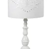 Lampa stołowa Lans lampka 1x60W E27  biała