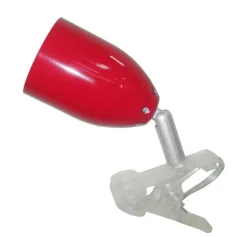 Lampa stołowa Led clip lampka klips 1x3W  LED czerwona