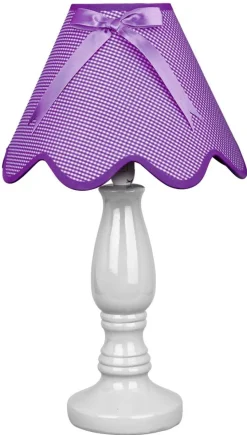 Lampa stołowa Lola 1x40W E14 fiolet