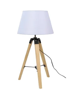 Lampa stołowa Lugano 1x60W E27 beżowy +  abażur o tym samym indeksie