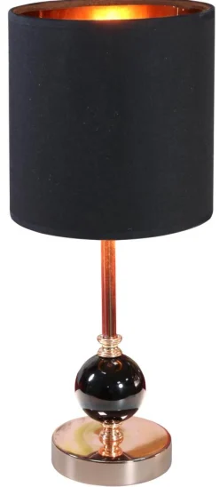 Lampa stołowa Melba 1x40W E14 czarny