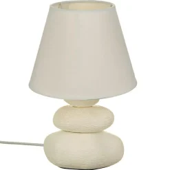 Lampa stołowa Mer ozdobna biała