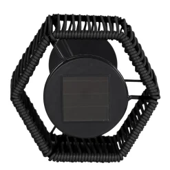 Lampa stołowa Merrill solarna czarna